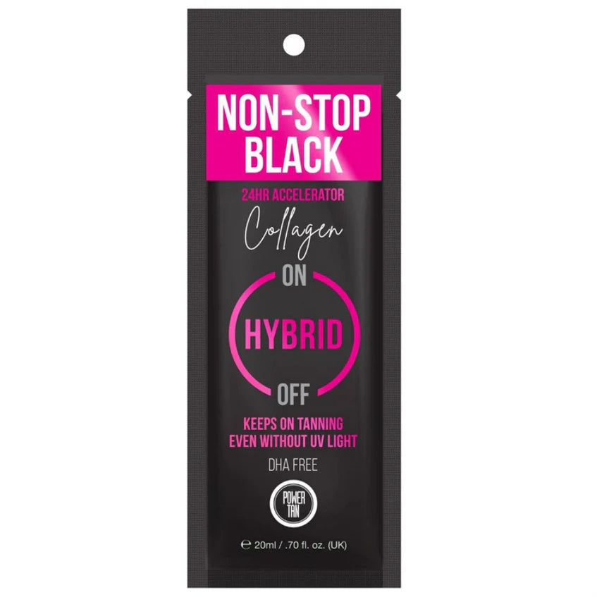 Non-Stop Black 24HR Collagen Tanning Accelerator Sachet