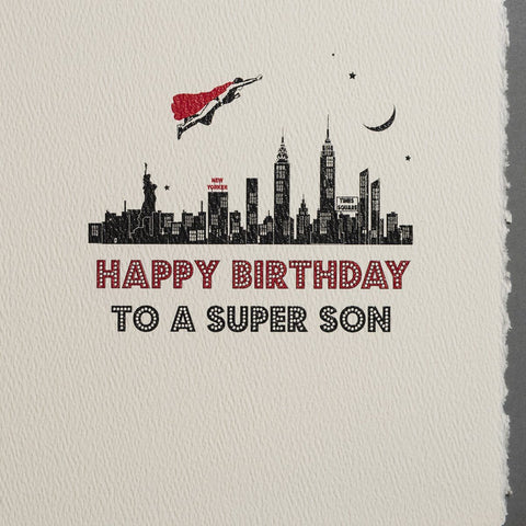 Happy birthday to a super son