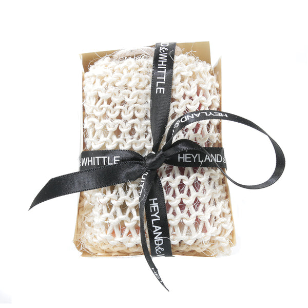 Exfoliating sisal soap bag