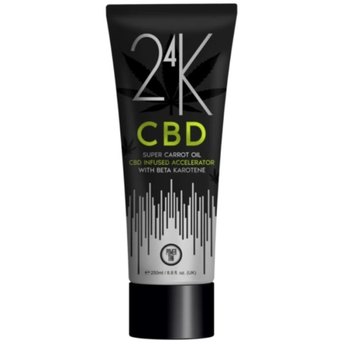 24K CBD Tanning Accelerator Bottle